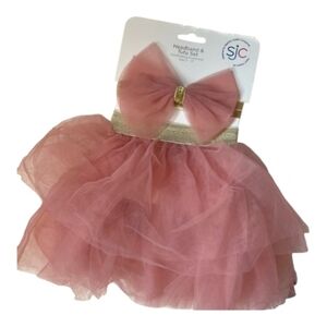 Pink Headband & Tutu Set